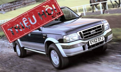 Triệu hồi Ford Ranger vì hệ thống túi khí